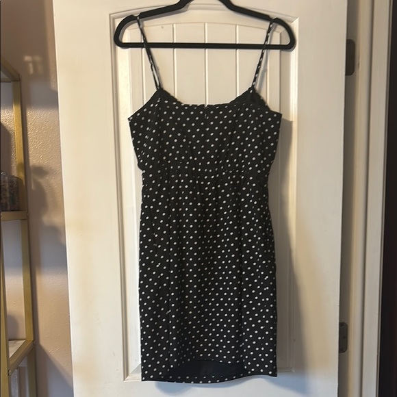 J. Crew Black Sleeveless Polka Dot Sundress - Picture 5 of 7